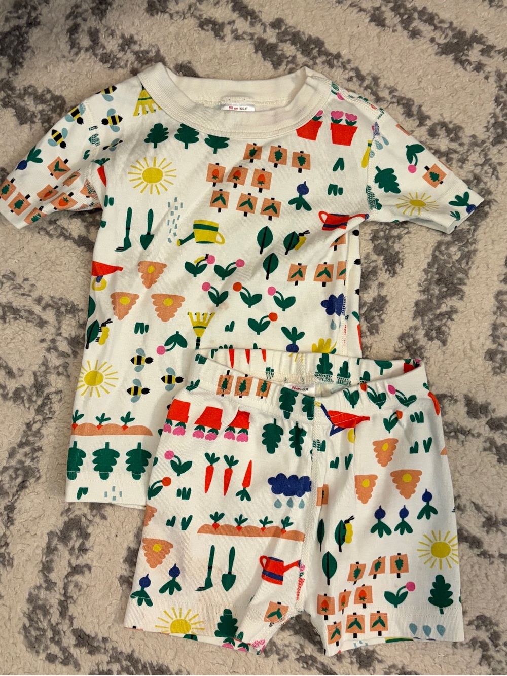 Hanna Andersson Children's Garden Print Pajama Set